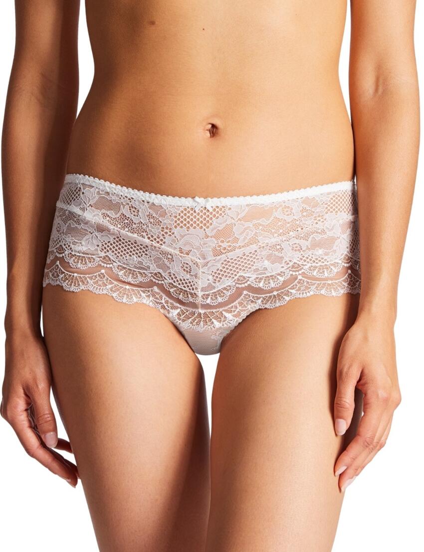 Aubade ND26 Women/'s Soleil Nocturne Opale Off White Floral Tanga